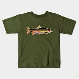 Fishes in Stitches 021 Trout Kids T-Shirt